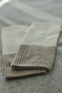 Cashmere fingerless gloves