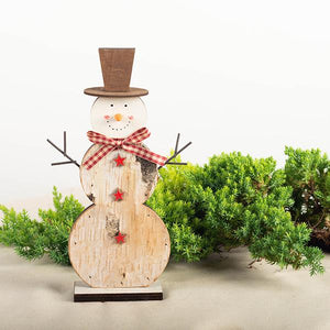 Wooden Snowman