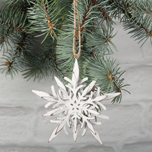 Metal Snowflake Ornament