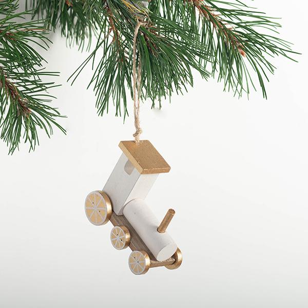 Wooden Train Hanging Decoration