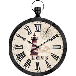 Lighthouses Wall Clock